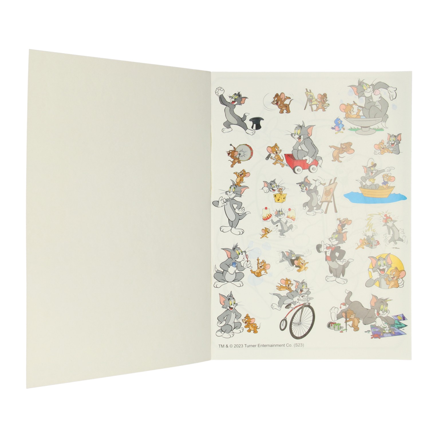 Warner Bros Color Kleurboek Tom & Jerry met Stickers