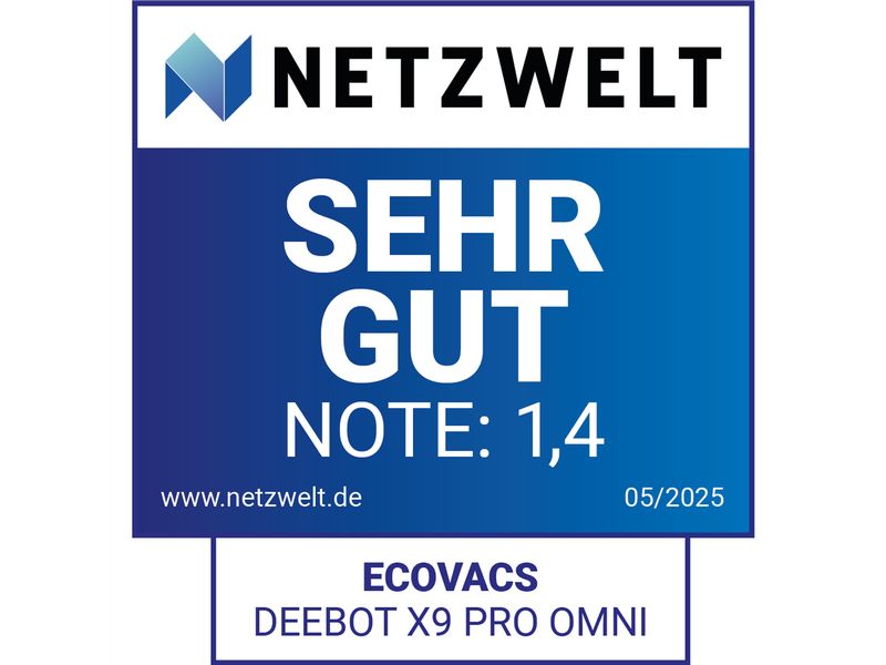 Ecovacs Saug- und Wischroboter DEEBOT X9 PRO OMNI Roboterstaubsauger zum Saugen -und Wischen