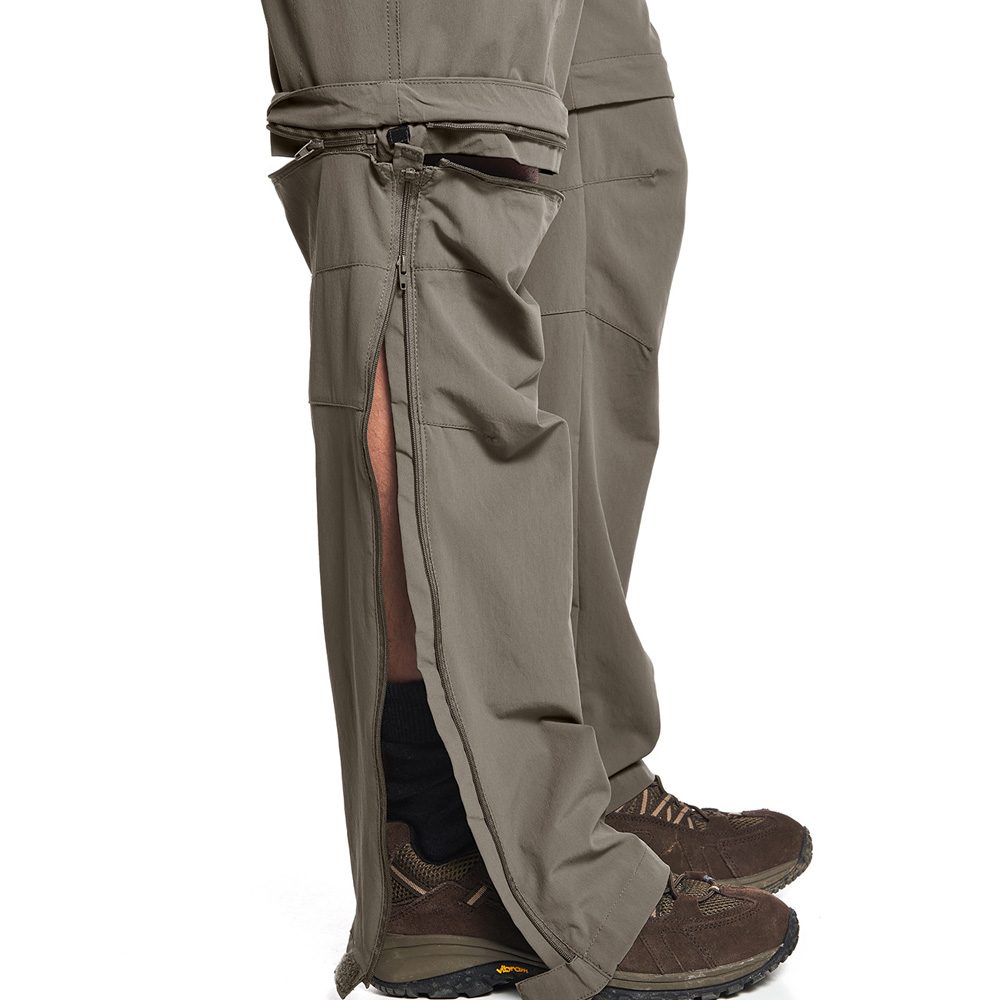 Maier Sports Tajo T-Zip-Off Wanderhose Herren braun