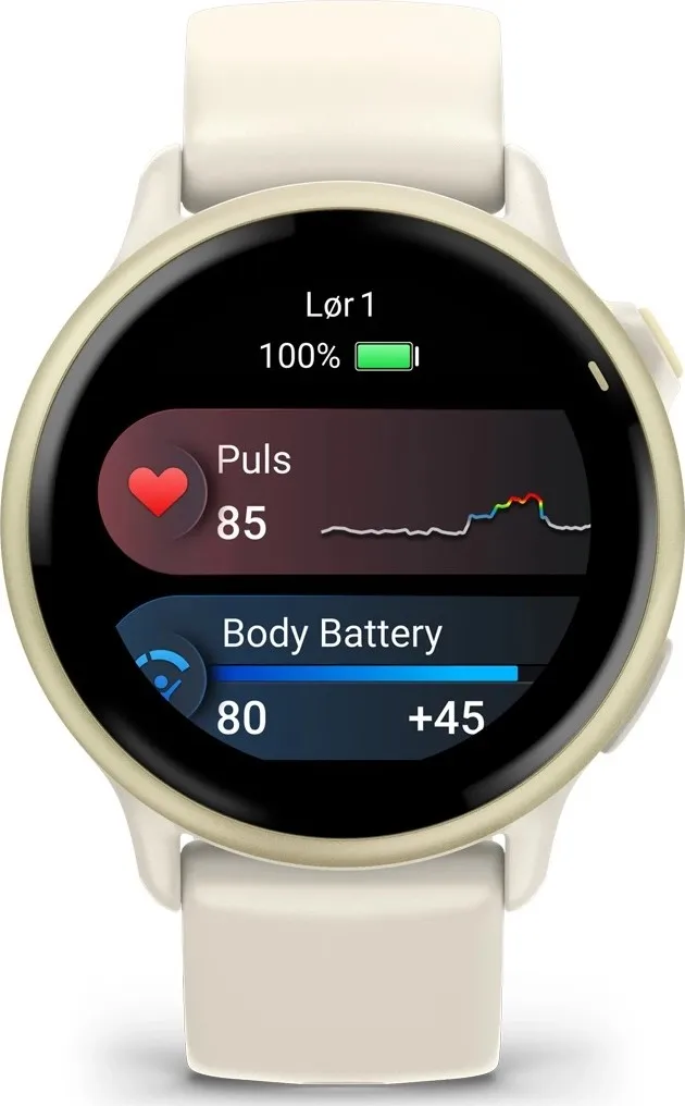Garmin Vivoactive 6 Bone/Lunar Gold