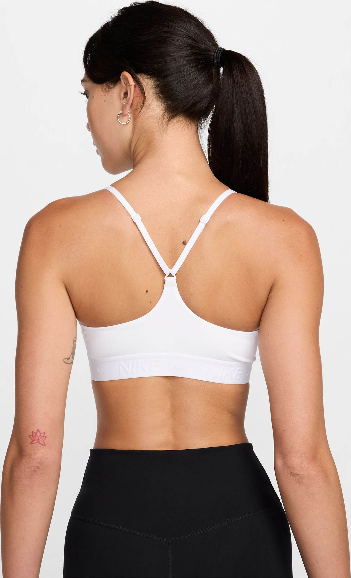 Indy Light Support Adjustable Sports Bra Dame 100/White/Stone Mauve