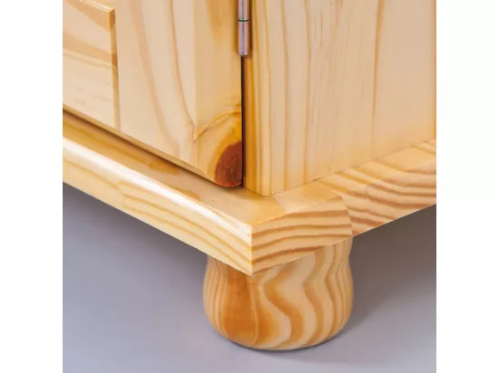 Vaisselier 3 Portes en Bois Massif 
