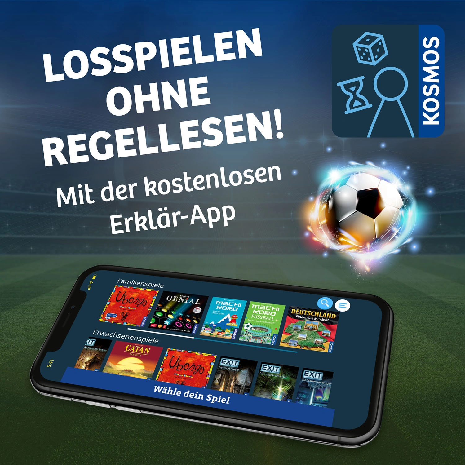 Brettspiel KICKER - FUßBALL DUELL