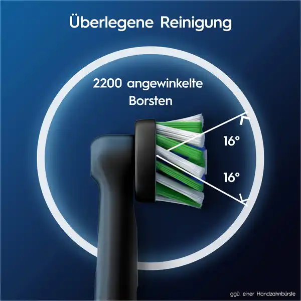 Aufsteckbürsten Pro CrossAction Schwarz