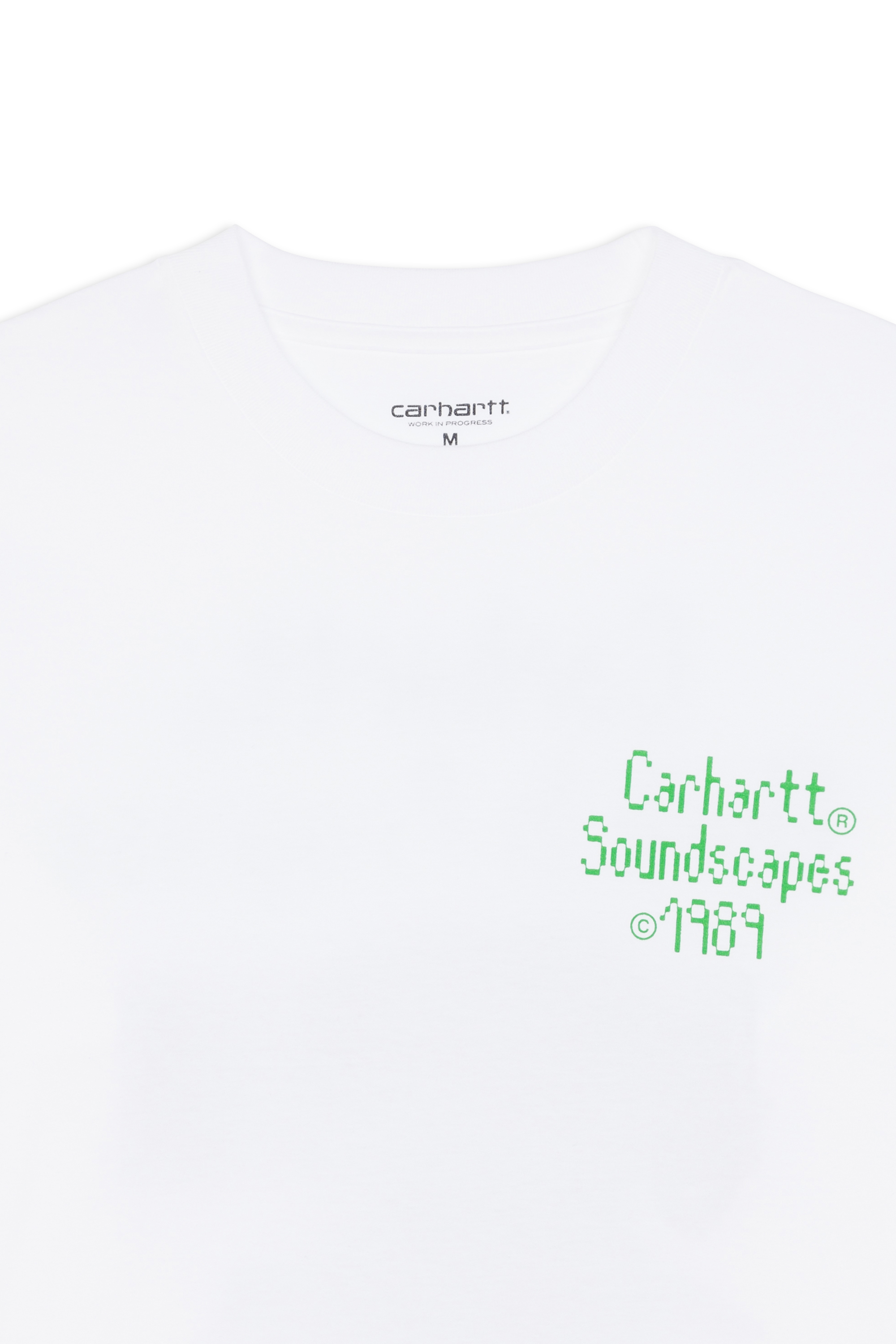 CARHARTT WIP T-shirt L/S Soundface T-Shirt Blanc