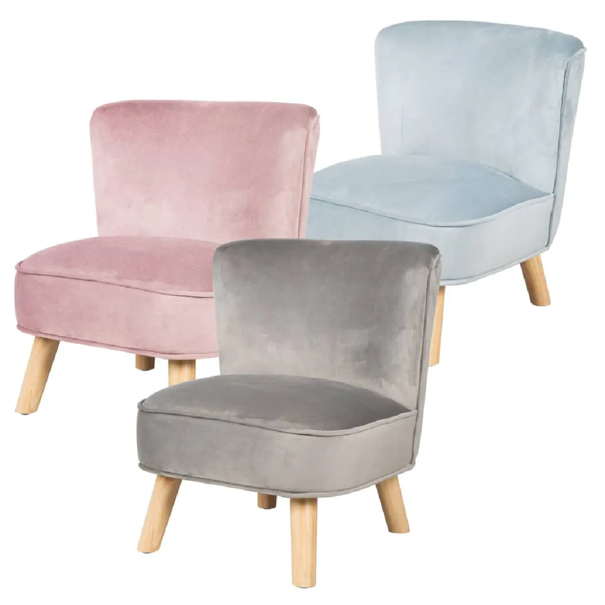 Roba Chaise Enfant Gris Argenté