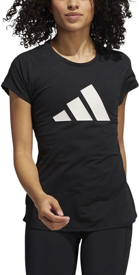 adidas 3-Stripes trænings T-shirt Sort