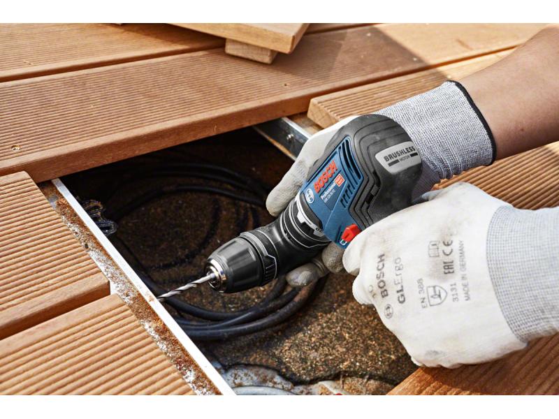 Bosch Professional Akku-Bohrschrauber GSR 12 V-35 FC Kit Bohrschrauber 12 V mit bürstenlosem Motor und „FlexiClick“