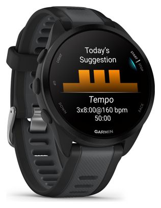 Montre de Sport Garmin Forerunner 165 Music Noir Gris Slate