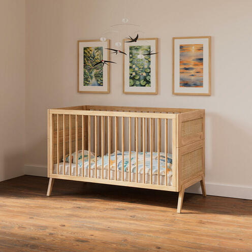 Lit bébé évolutif 70x140 MARELIA BOIS Naturel - THEO