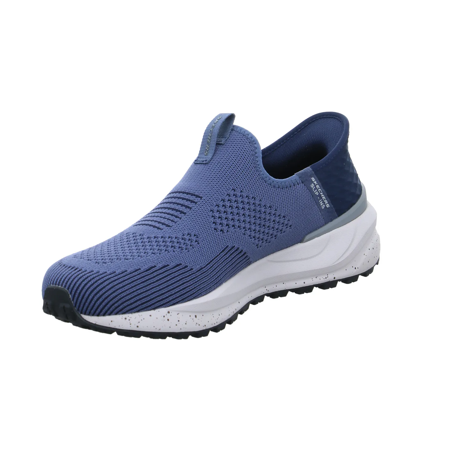 SKECHERS Halbschuh-Schlüpfer Blau Synthetik