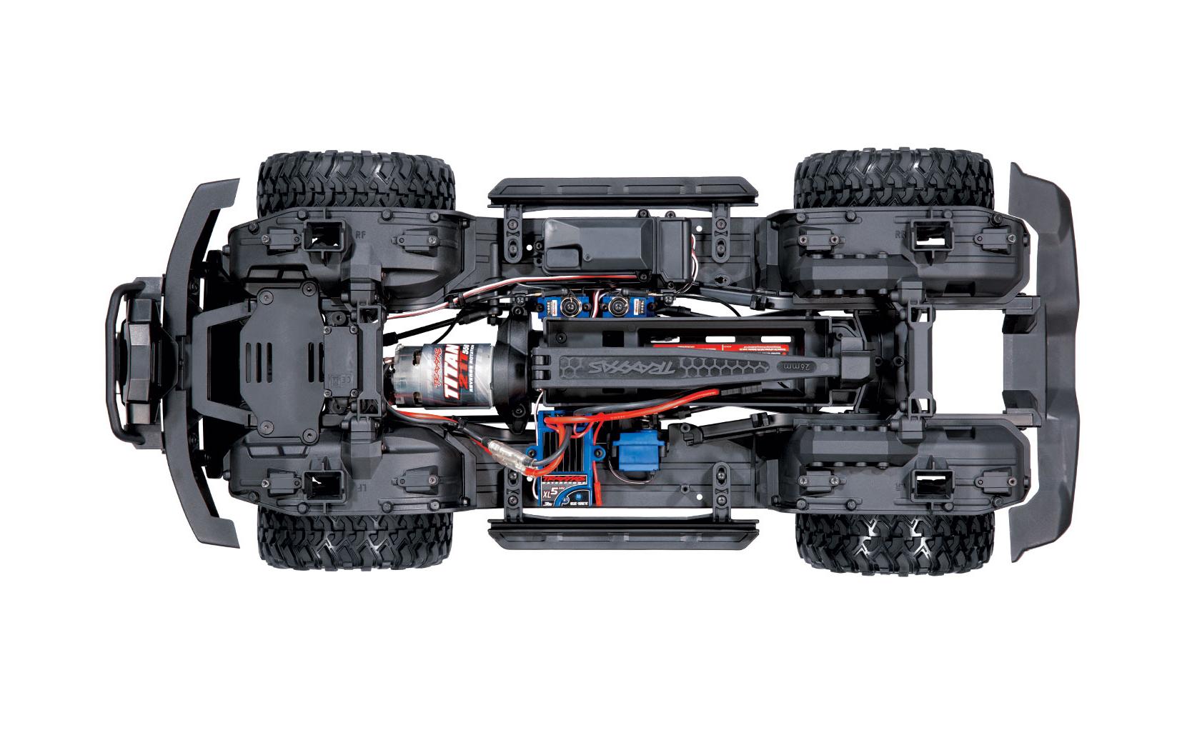 Scale Crawler TRX-4 Ford Bronco 2021, Rot ARTR, 1:10<br>TRX-4 Rockcrawler mit 2-Gang Getriebe, Differentialsperre und offizieller 2021 Ford Bronco Karosserie