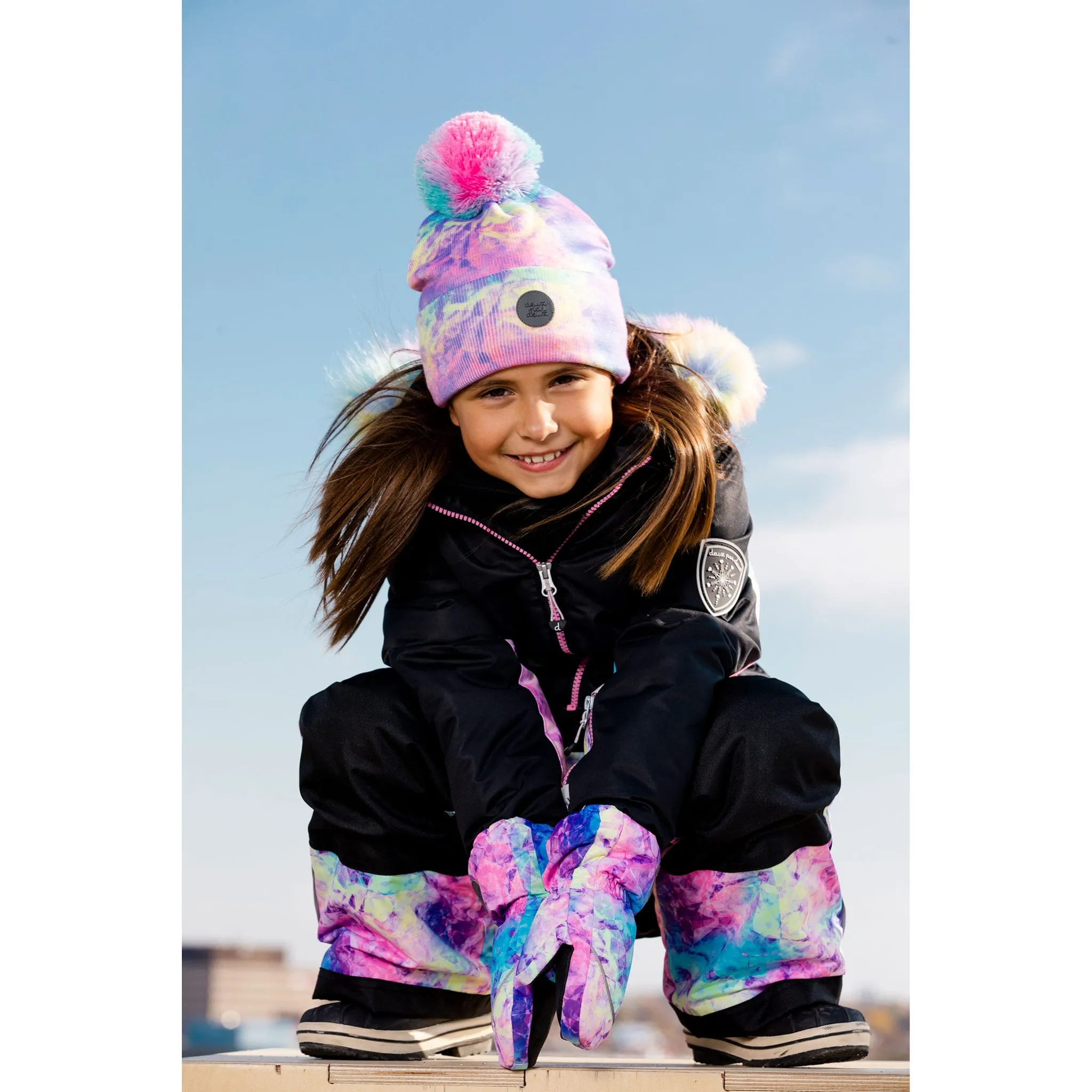 Deux par Deux Habit de Neige 2 Pièces Arc-En-Ciel Givré 2-6ans
