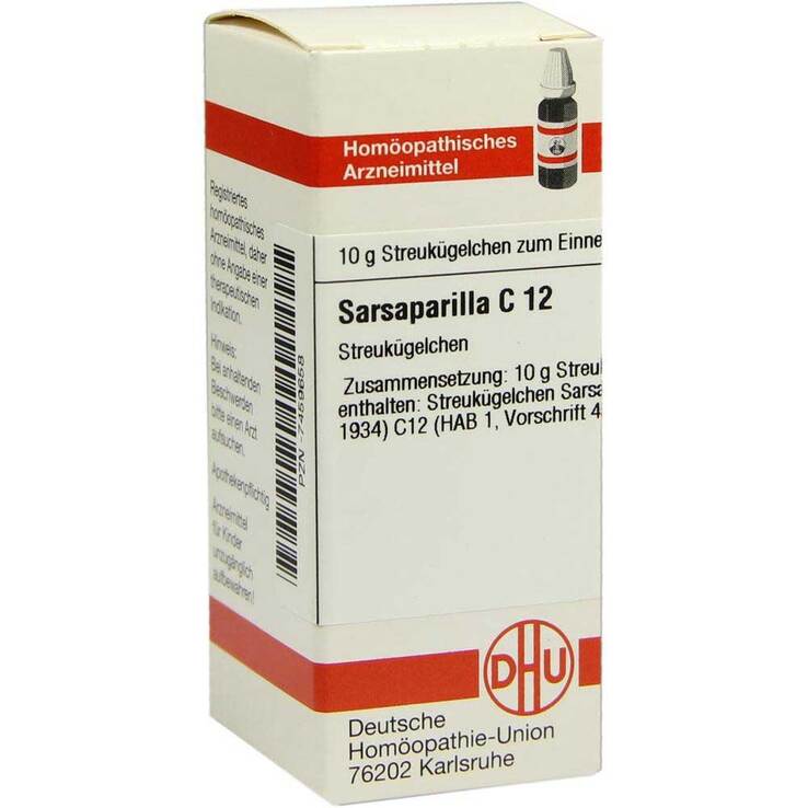 DHU Sarsaparilla C 12 Globuli, 10 g