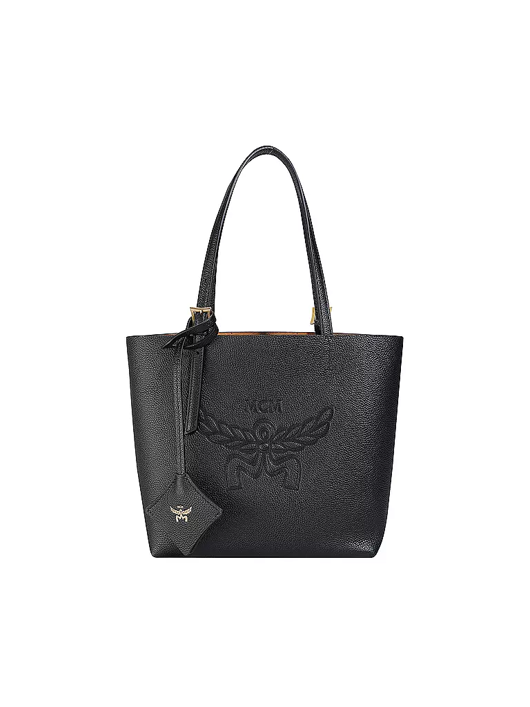 MCM Ledertasche - Shopper HIMMEL  schwarz