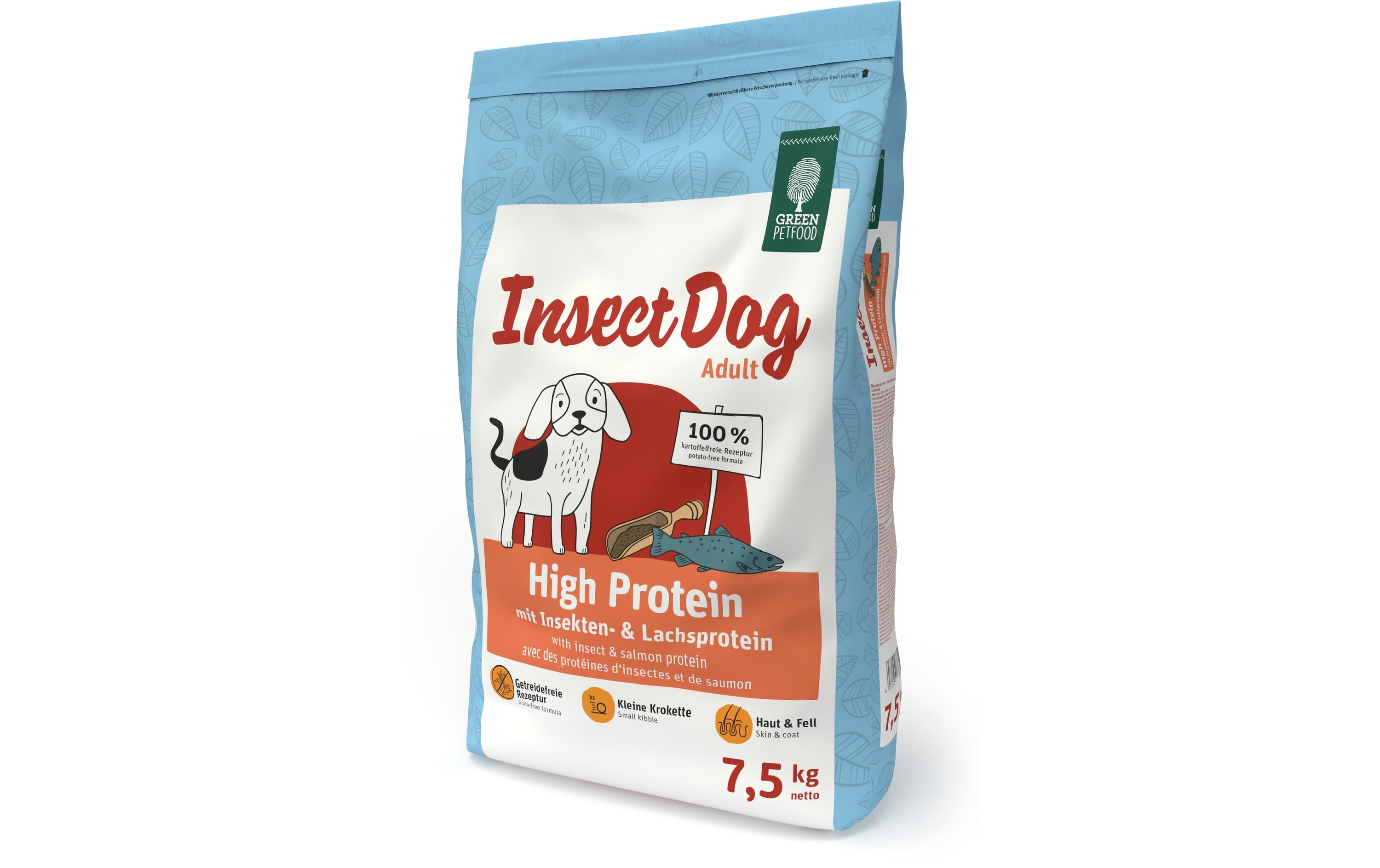 InsectDog High Protein 7.5 kgAlleinfutter für Hunde