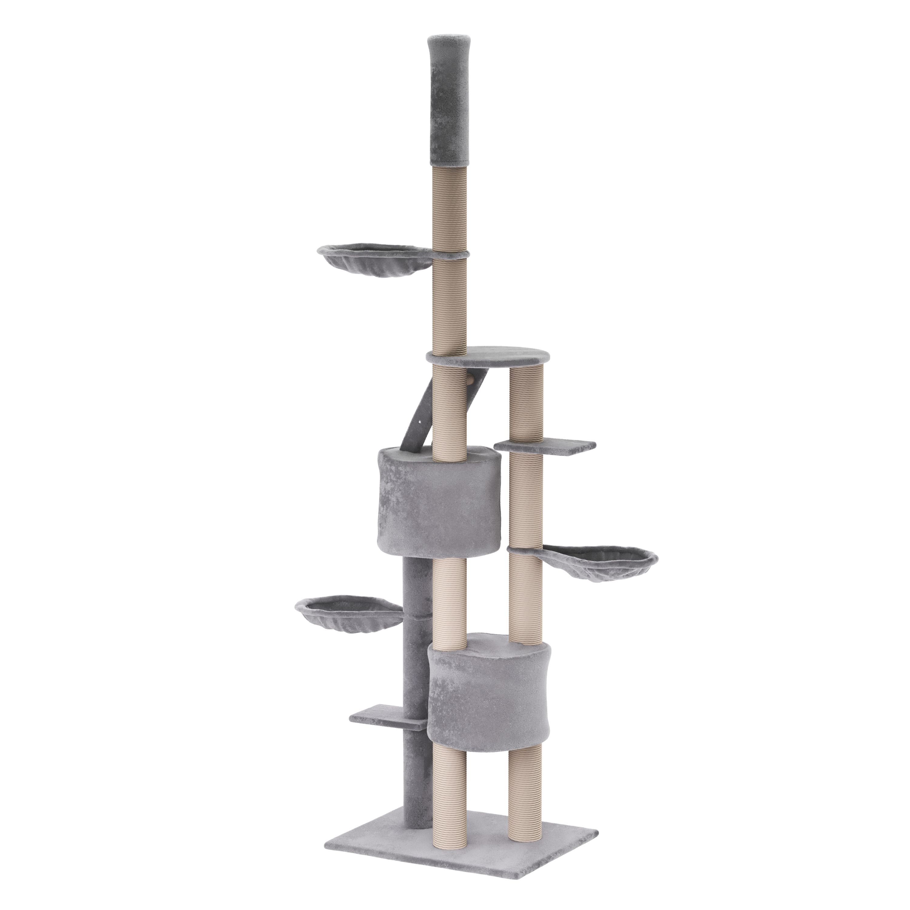 Katzenbaum BALU 265 cm grau