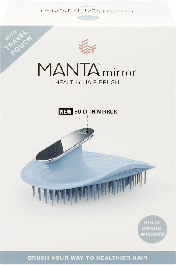 Manta Manta Mirror Brush in Blue