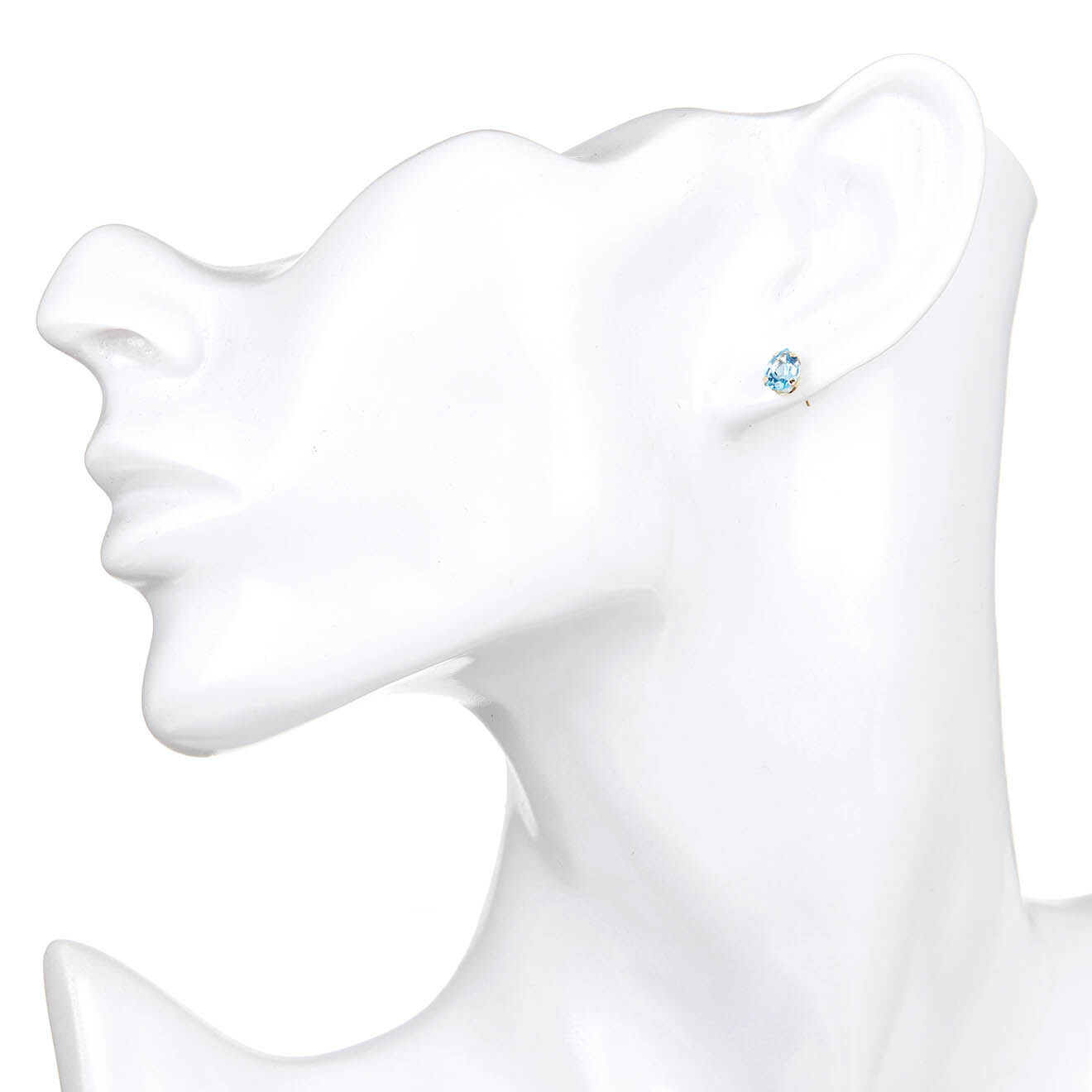 Instant d'Or Boucles d'oreilles Gouttes Etincelantes Topaze 1.7 ct or jaune