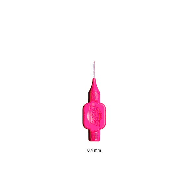 Pack TePe Escovas Interdentais Angle Pink 0,4mm 6 Unidades