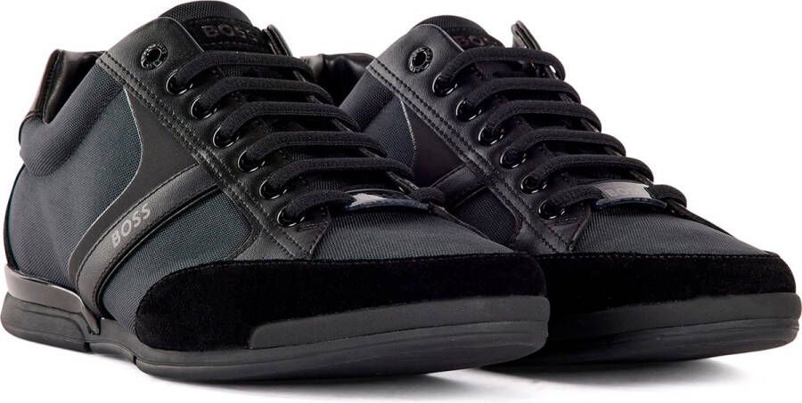 Hugo Boss Saturn Lowp Shoe Black Zwart Heren