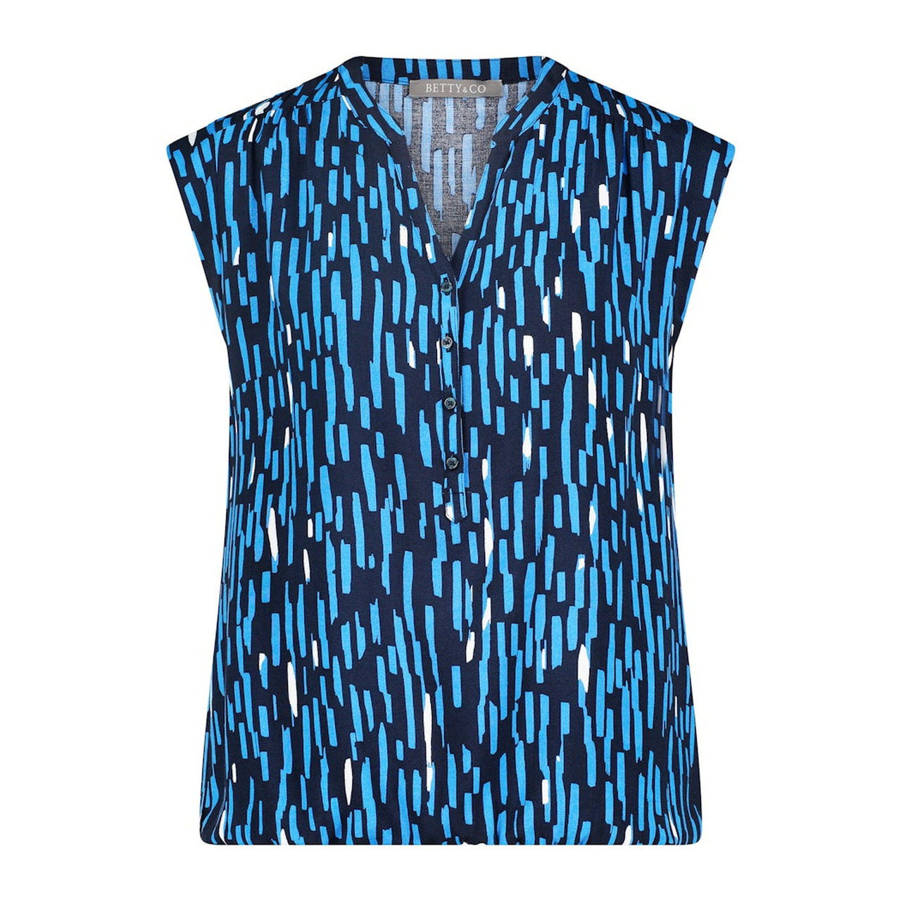 Betty & Co Bluse Kurz ohne Arm