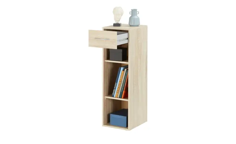 Regal Multischrank-System 30 cm 98 cm Eiche sägerau (Nachbildung)