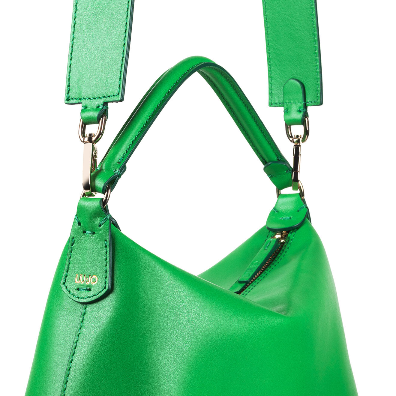 Leonie Hanne x Liu-Jo Sac à main en Cuir Hobo Leonie Hanne X Liu Jo vert - 26x17x10 cm
