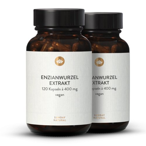 Sunday Natural Products  Enzianwurzel Extrakt Kapseln