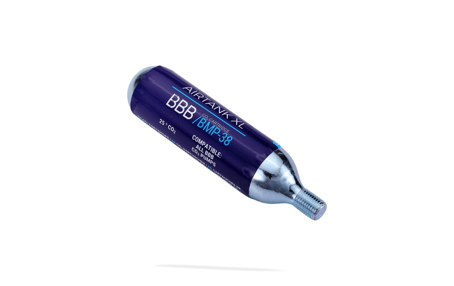 CO2-Patrone AirTank XL BMP-3825 g Ersatzkartuschen für BBB AirSpeed, EasyAir und CO2Blaster