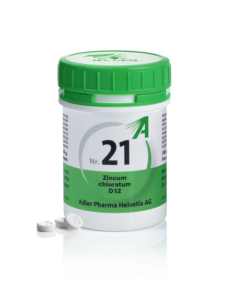 ADLER Nr21 Zincum chloratum Tabl 12 D 100 g