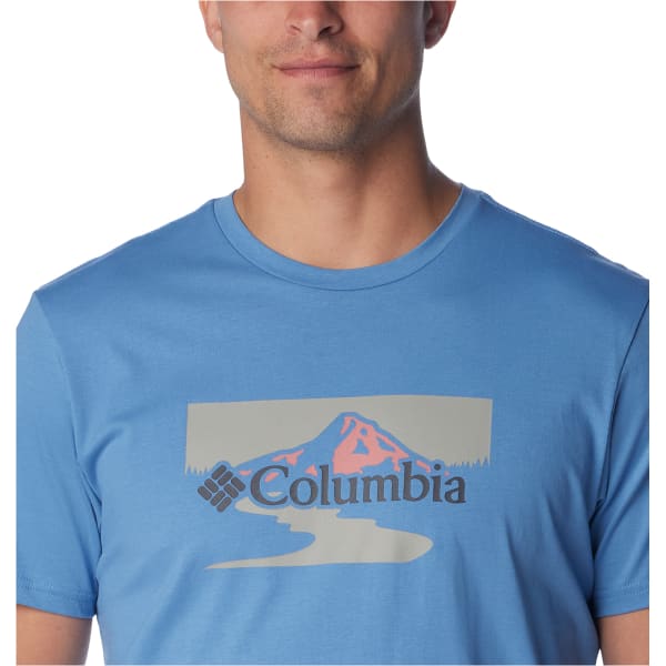 T-shirt COLUMBIA PATH LAKE GRAPHIC TEE II SKYLER/PEAK 2 RIVER