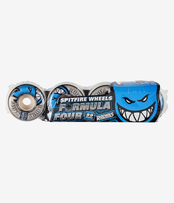 Spitfire Formula Four Radial Rollen (natural blue) 56 mm 99A 4er Pack