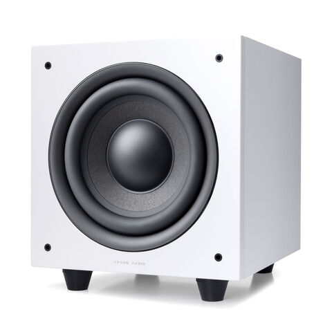 Argon Audio MALMÖ SUB 8 – betaalbare 8” hifi-subwoofer Wit