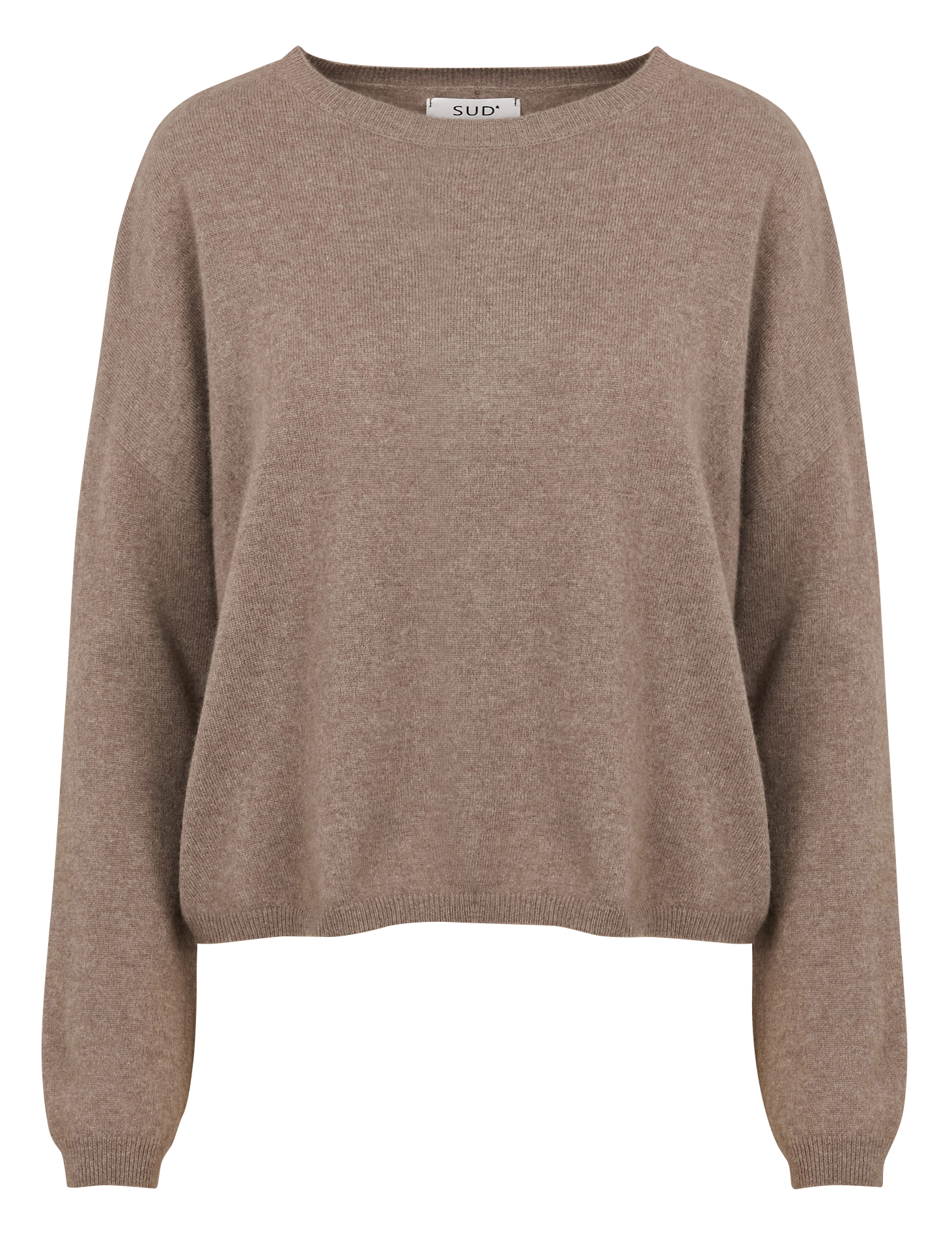 MONA - Pull col bateau en cachemire | Marron