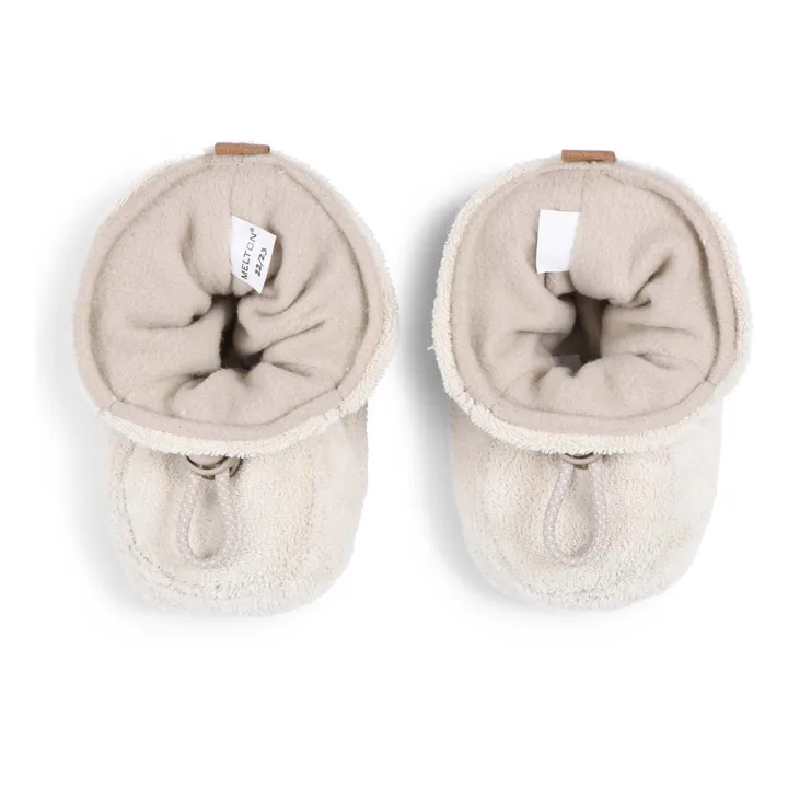 Melton Chaussons Terry | Blanc cassé