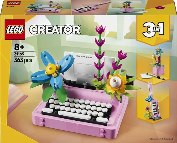 LEGO Creator 31169 Skrivemaskine med blomster