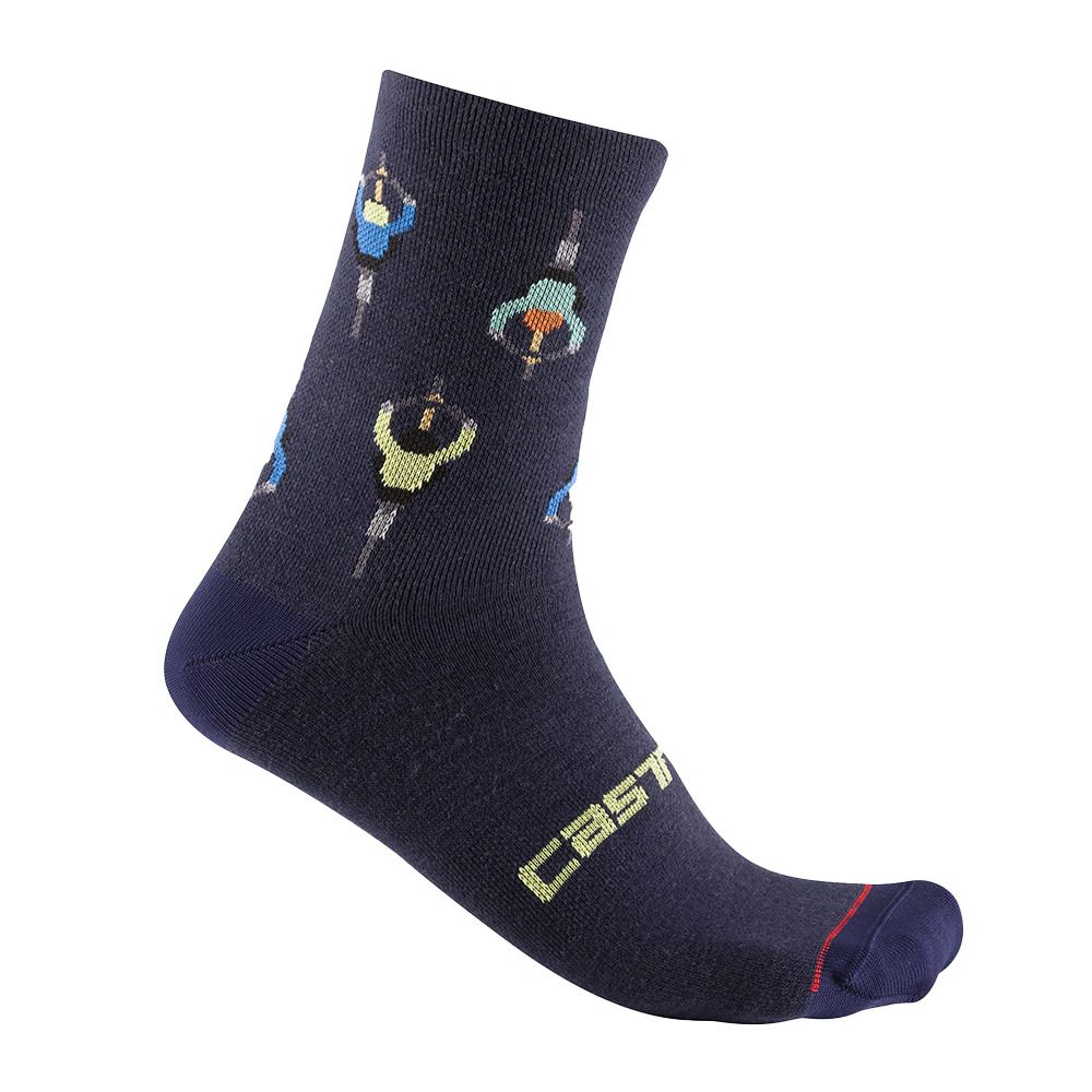 Castelli APERITIVO 15 - Chaussettes belgian blue