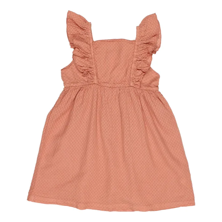 Búho Robe Coton Responsable Texturée | Terracotta