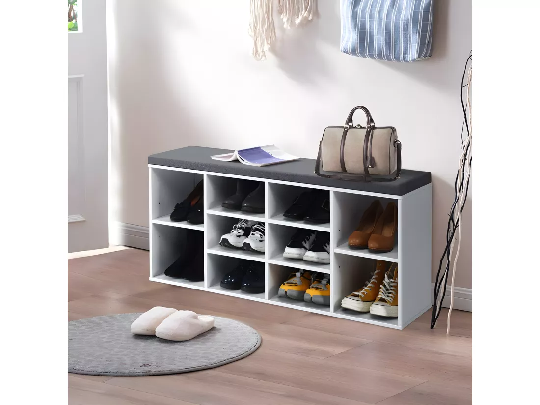 Meuble à Chaussures/Banc à Chaussures 104x30x48CM
