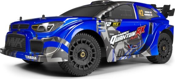 Maverick - Quantumrx Flux 4S Fjernstyret Rally Car - 1:8 - Blå - Mv150360