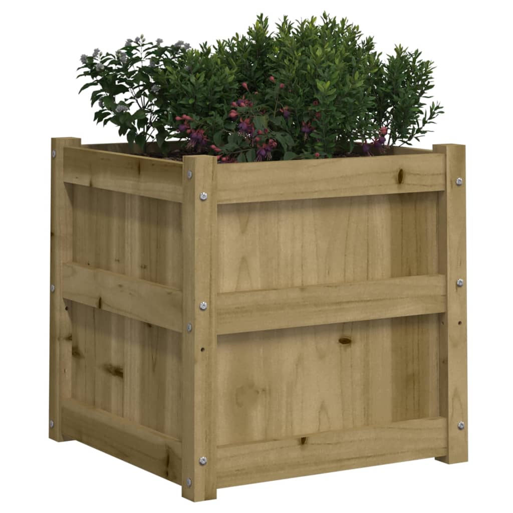 Jardinières 2 pcs bois de pin imprégné