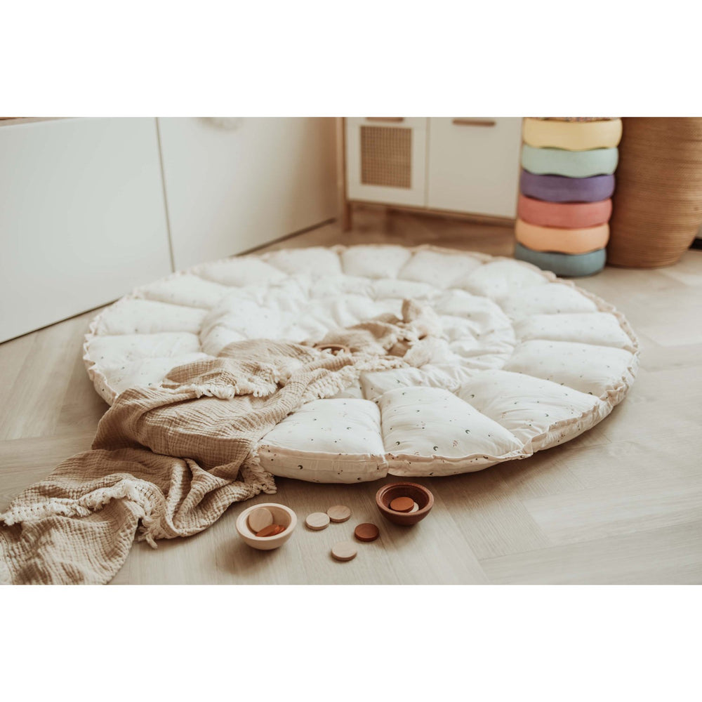 Køb Play&Go Organic Bloom Moon 2-in-1 Legetæppe
