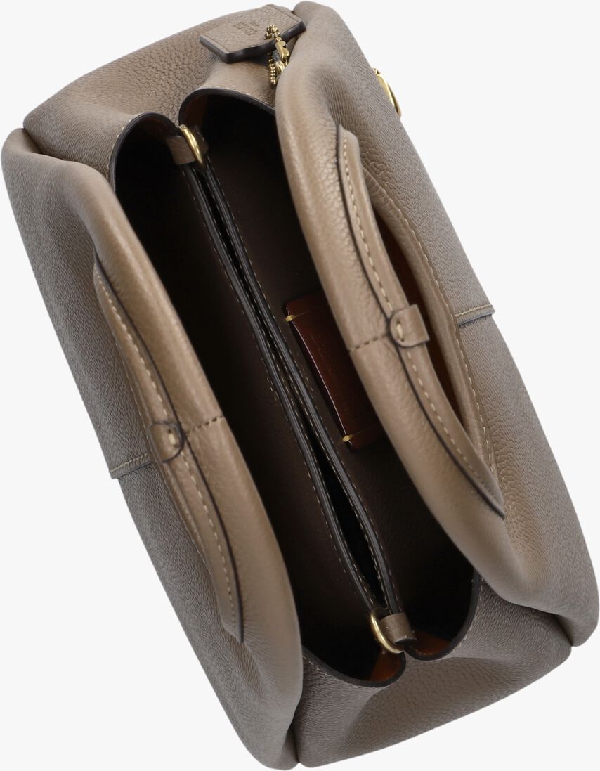 taupe coach schoudertas lana