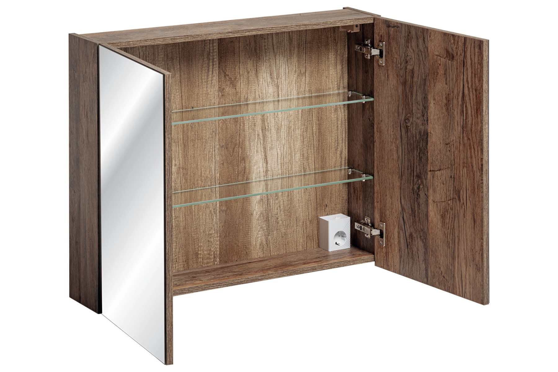 Comad Santa Fe FSC spiegelkast 80cm bruin eiken