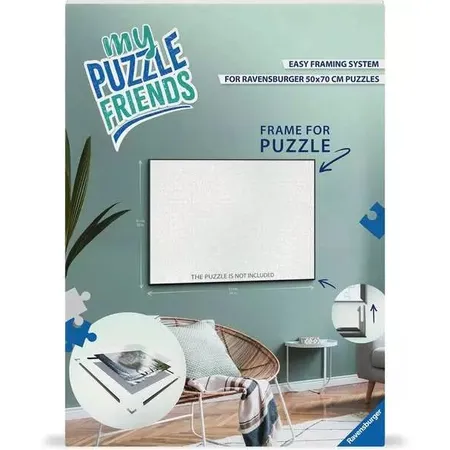 Ravensburger Puzzle-Rahmen schwarz 1000 Teile, Format 70 x 50 cm