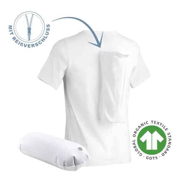 somnipax shirt Comfort mit Luftkissen - Lagerungs-Shirt gegen Schnarchen, für Männer Gr. S