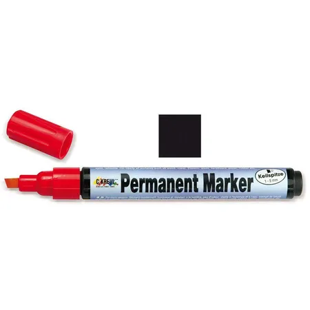 KREUL Permanentmarker Keilspitze Schwarz 1,5-5 mm