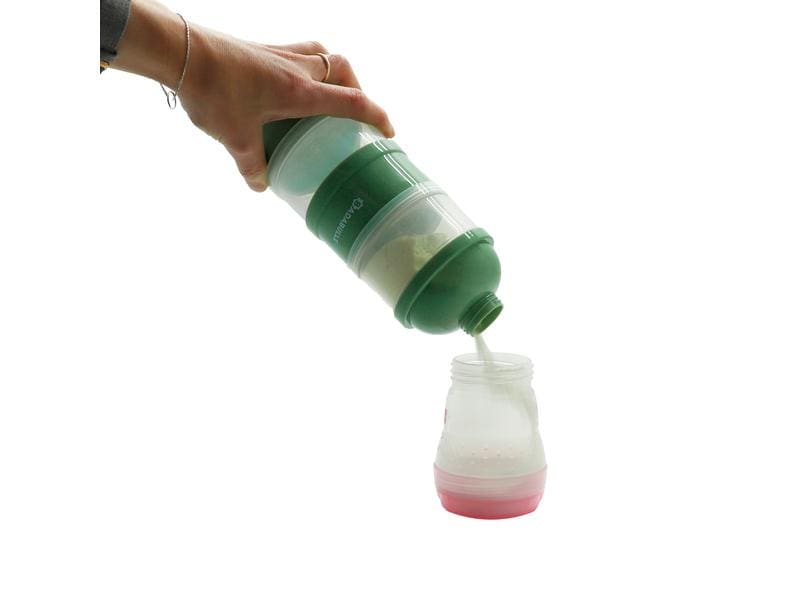Badabulle Milchpulverbehälter Soft Green 210 ml Milchpulver-Portionierer