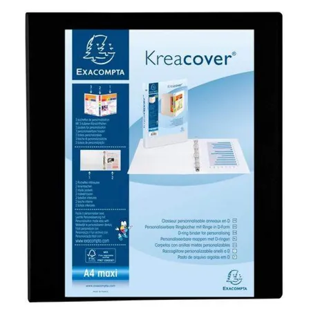 Exacompta 51843NE Ringbuch, schwarz